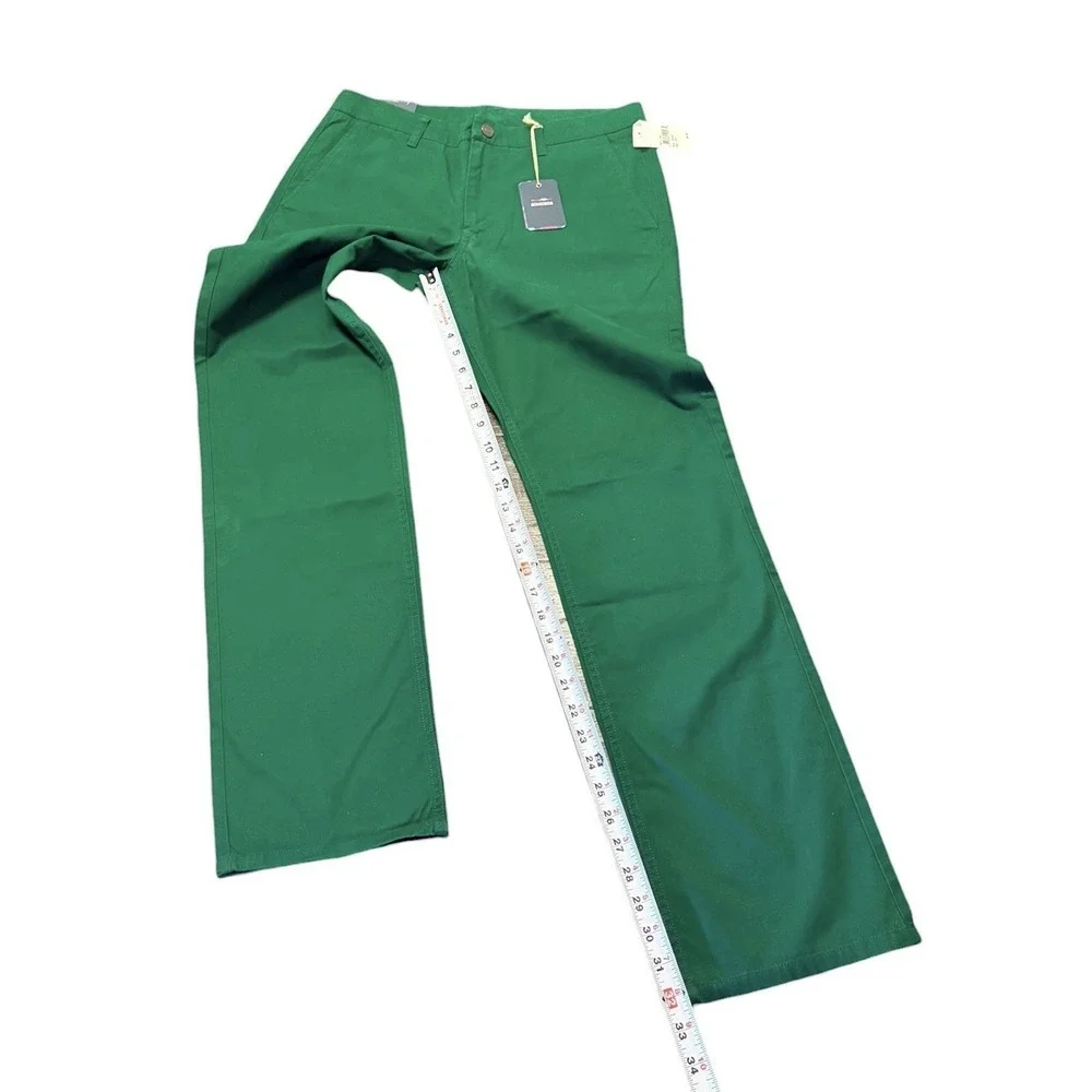 Bonobos Original Washed Chino Pants Mens 32x32 Green Nonstretch Straight NWT